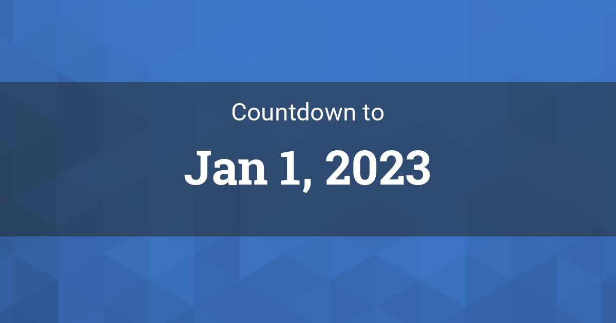 Countdown to New Year 2023 in New York